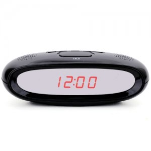 Full HD 1080P Hidden Spy Alarm Clock Camera with Photo Taking + Motion Detecting