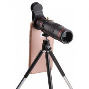 22 Times Phone General External Telephoto Telescope - BLACK