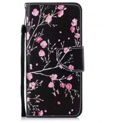 For Samsung S9 Red Safflower Painting Phone Case - BLACK
