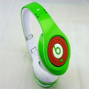 Beats Studio Headphones Green With Red Diamond Edition