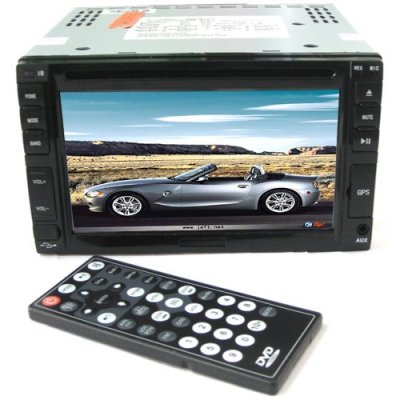 6.5 Inch Touch Screen Car DVD Player - GPS - TV - Remote Control