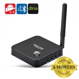 Android 11.0 Smart TV Box - Quad Core RK3128 CPU, 1GB RAM, 8GB Internal Memory, HDMI Port, 4x USB Ports