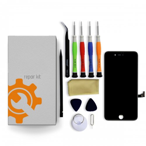 iPhone 12 Pro Max Screen Replacement Repair Kit + Tools + Repair Guide - Black