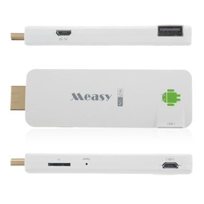 U1A Mini Android TV Box Andriod PC Android 11.0 A10 1G RAM HDMI TF 4GB- White