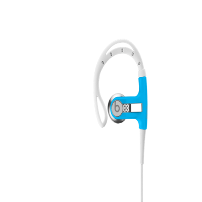 Blue Sport Headphones with Remote Control | Powerbeats from Beats by Dre Headphones