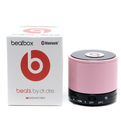 Beats By Dr Dre Beatsbox Portable Bluetooth Mini Speakers Pink