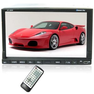 7 Inch TFT Color Screen Remote Control Car DVD Player with GPS