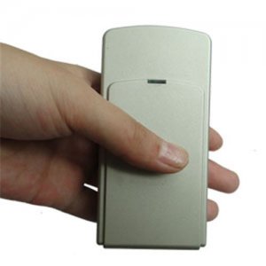 Mini Portable Triple Frequency GPS Jammer With Built-in Antenna + Light Brown (GPS L1/L2/L5)