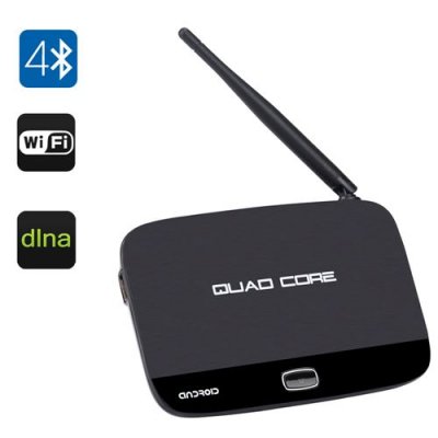 F7 Android TV Box - Rockchip 3128 Quad Core CPU, Bluetooth 4.0, 1GB+8GB, Wi-Fi, DLNA, Miracast, Airplay, KODI Support