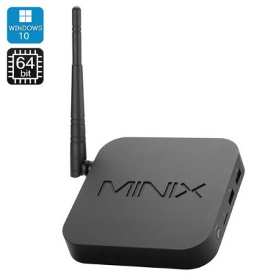 MINIX NEO Z64 Intel Mini PC - Windows 10, 64 Bit Z3735F Quad Core CPU, 2GB RAM, Wi-Fi, HDMI, XBMC Support