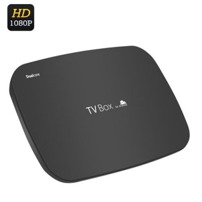 Android Dual Core TV Box - 1080p, AllWinner A20 Cortex 1GHz A7 Dual Core CPU, Wi-Fi, 1GB DDR3 RAM, 4GB Memory