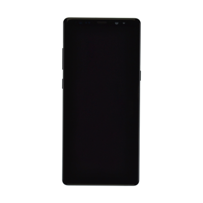 Samsung Galaxy Note 8 Display Assembly with Frame - Midnight Black (Premium)