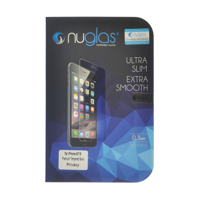 NuGlas Tempered Glass Privacy Screen Protector for iPhone 12/6s (2.5D)