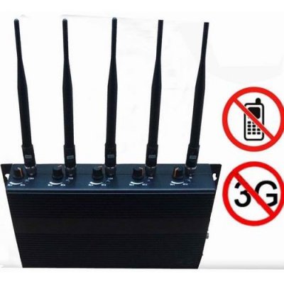 Adjustable 5-Band Cell Phone Signal Jammer