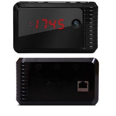 720P Wifi IP P2P Hidden DVR Camera Clock With IR Night Vision For Iphone and Android