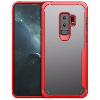 Transparent Creativity Unbreakable Protective Case for Samsung S9 Plus - RED