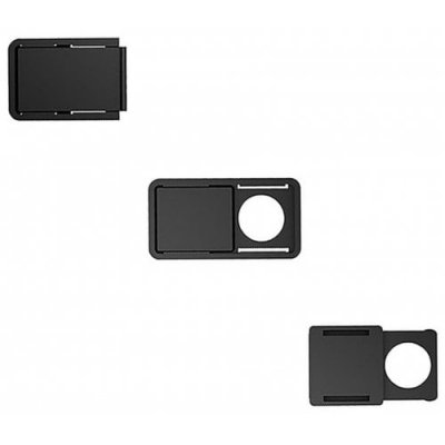 3Pcs WebCam Shutter Camera Lens Protect Privacy Cover - BLACK