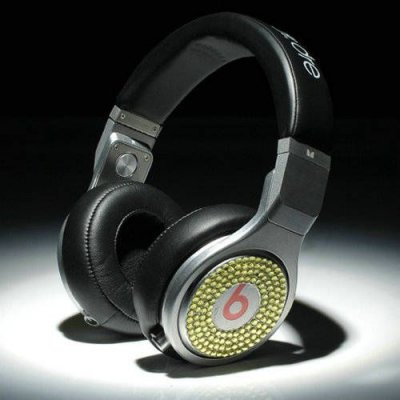 Beats By Dr Dre Pro High Performance Headphones diamond black/silver