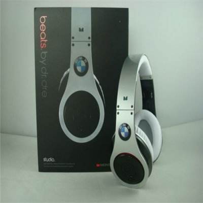 Monster Beats By Dr Dre BMW Headphones Silver Black