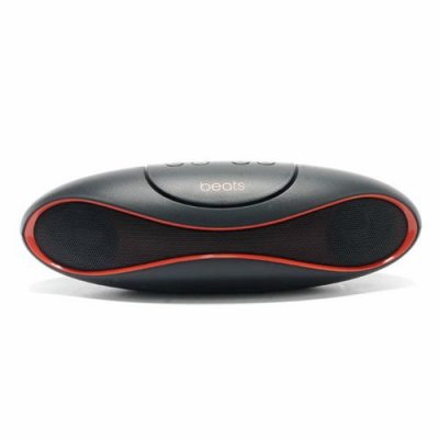 Monster Beats Rugby Speaker Red