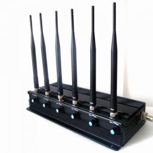 Adjustable 6 Antenna 15W High Power WiFi,GPS,Mobile Phone Jammer