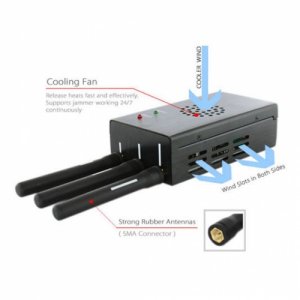 Multi-bands Powerful Wireless Video and WiFi Signal Jammer