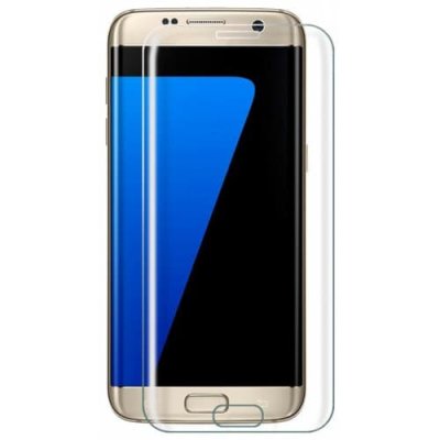 2PCS Screen Protector for Samsung Galaxy S7 Edge High Clear Tempered Glass - TRANSPARENT