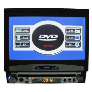 7 Inch Touch Screen Car DVD Player - TV - Anti Shock - Hands-free Function