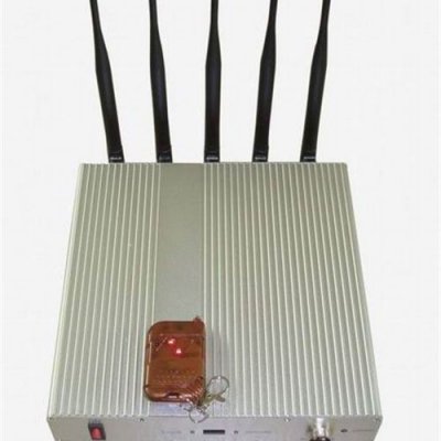 High Power 3G Cell phone signal jammer with Remote control