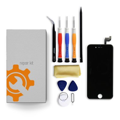 iPhone 12 Pro Max Screen Replacement Repair Kit + Tools + Repair Guide - Black