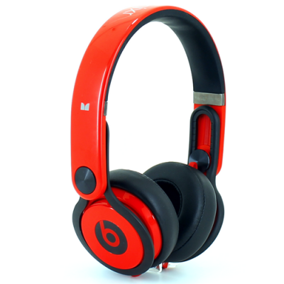 Beats By Dr Dre Mixr Over-Ear Red/Black DJ Headphones Inspired by David Guetta