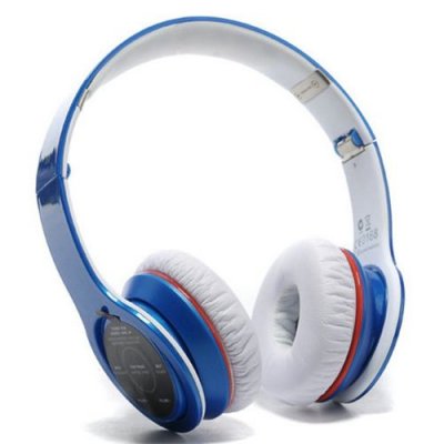 Bluetooth Beats Solo 2 High Performance Bluetooth Over-Ear Blue Headphones