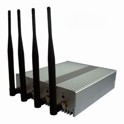 4 Antenna Cell Phone Signal Blocker with Remote Control