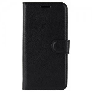 Card Protection Leather Cover Case for Samsung GALAXY Note 9 - BLACK