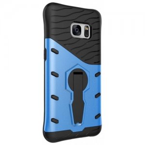 Protection Cover with Heavy Armored Mobile Phone Case for Samsung S7 - OCEAN BLUE