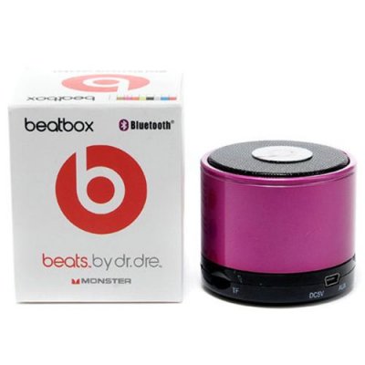 Beats By Dr Dre Beatsbox Portable Bluetooth Mini Purple Speakers