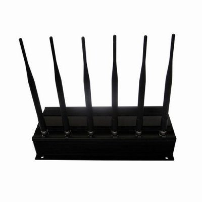 3G/4G High Power Cell phone Jammer with 6 Powerful Antenna ( 4G LTE + 4G Wimax )