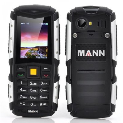 MANN ZUG S Rugged Phone - 2 Inch Display, IP67 Waterproof + Dust Proof Rating, Shockproof, 2570mAh Battery
