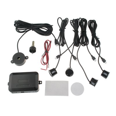 Car Parking Reverse Backup Rear Radar 4 Sensor System