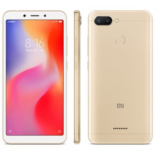 Xiaomi Redmi 6 4G Smartphone English and Chinese Version - CHAMPAGNE