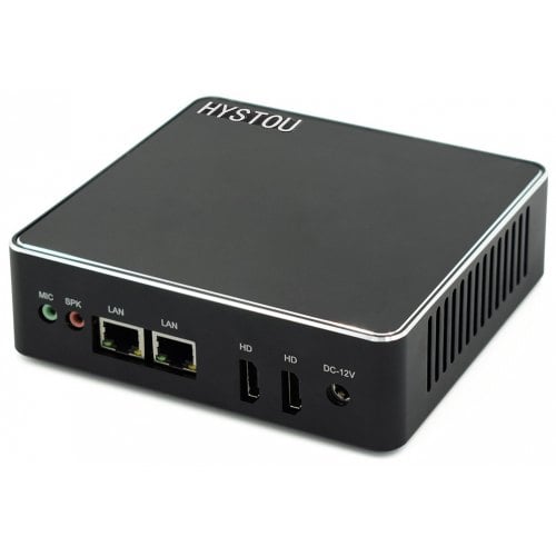 HYSTOU H1 J3160 1C Fanless Mini PC - BLACK