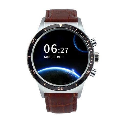 Touch Screen Smart Sports Watch Fitness Electronic Bracelet Tracker Sleep Heart - BROWN