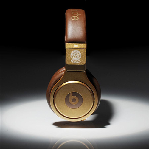 beats headphones matte gold