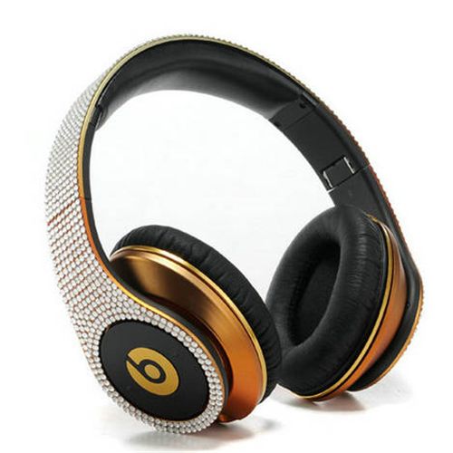 Beats By Dr Dre Studio Copper Studded Diamond Headphones