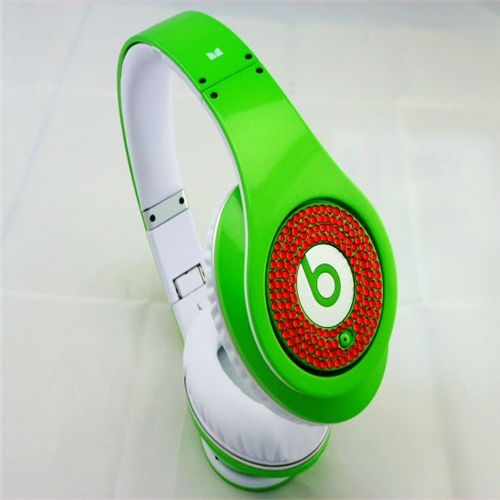 Beats Studio Headphones Green With Red Diamond Edition