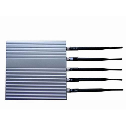 5 Antenna Cell Phone jammer(3G,GSM,CDMA,DCS,PHS)