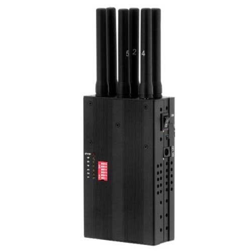 Selectable Portable 3G Mobile Phone LoJack Jammer & GPSL1 GPSL2 GPSL5 Signal Jammer