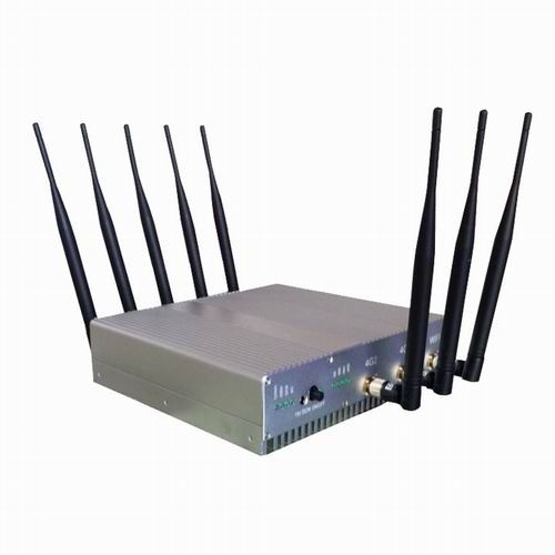 8 Antennas 16W High Power 3G 4G Cell phone Jammer& WiFi Jammer