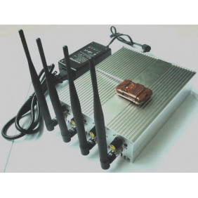 Mobile Phone Signal Jammer with Remote Control - Output Power Adjustable