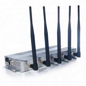 New 5 Bands Cell Phone Jammer - Professional for Blocking 2G 3G Signals